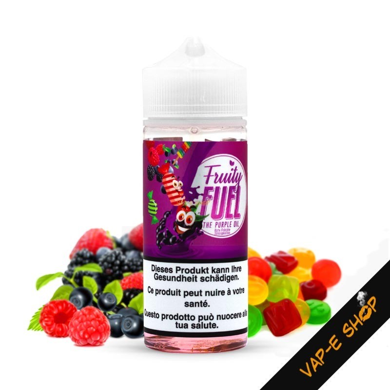 The Purple Oil Fruity Fuel - E liquide Fruits Rouges Bonbon - 100ml