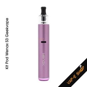Kit Pod Wenax S3 EVO Geekvape : Pod Mod & Cartouche S