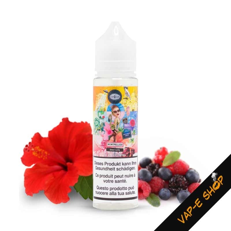 E-liquide fruité Montpellier. Émerveille Édition. Hexagone. Curieux 50ml