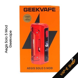 Box Aegis Solo 5 Mod Geekvape 100W | Accu 18650/21700