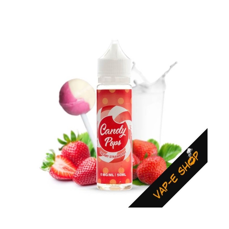 Creamy Strawberry Candy Pops - 50ml