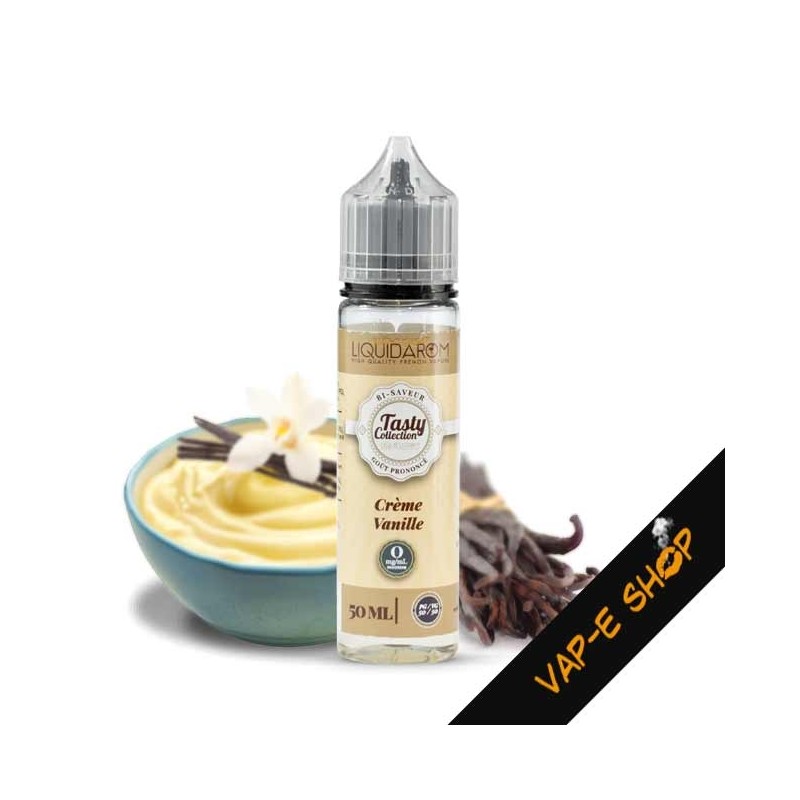 E liquide Crème Vanille - Tasty Collection - Liquidarom - 50ml