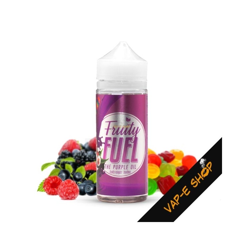 The Purple Oil Fruity Fuel - E liquide Fruits Rouges Bonbon - 100ml