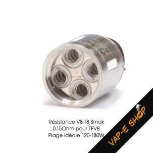 Résistance V8-T8 Smok compatible TFV8