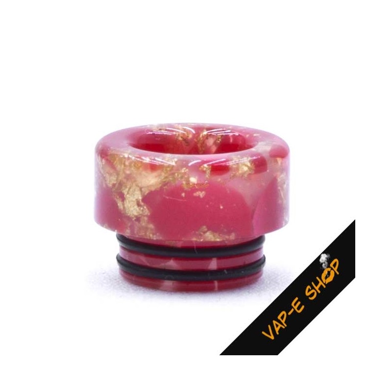 Drip Tip 810 Shiny - Rouge et Or