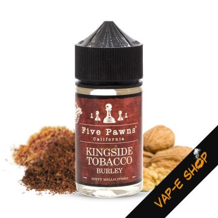 Kingside Tobacco Burley. E-liquide Five Pawns - 60ml