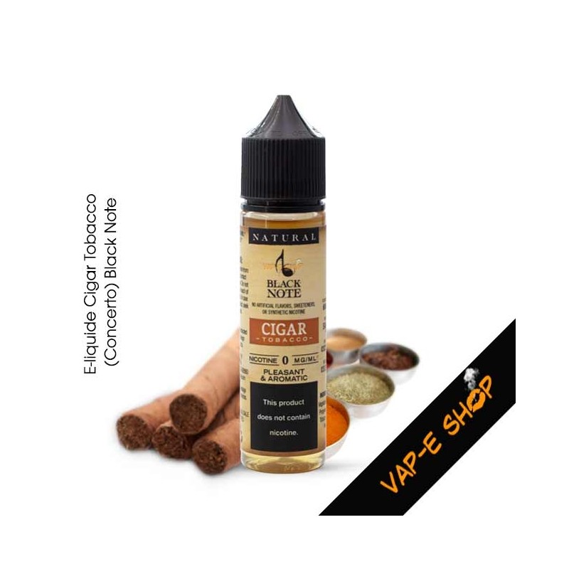 E-liquide Cigar Tobacco Black Note 60ml
