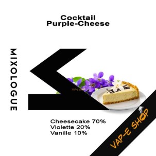 Nicotine Gratuite - Cocktail Purple Cheese - E liquide Le Mixologue