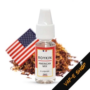 E-liquide Roykin American Mix saveur tabac sec et léger