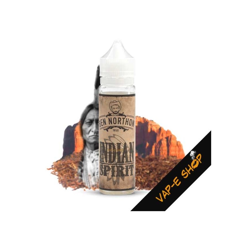 Ben Northon Indian Spirit, E Liquide tabac blond, 50ml