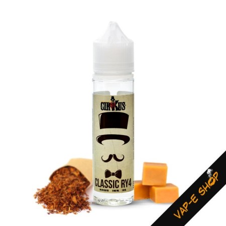 E-liquide Classic RY4 saveur Tabac gourmand avec une note caramel