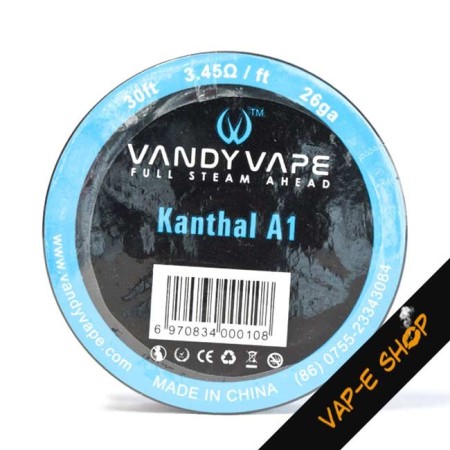 Bobine Kanthal A1 Vandy Vape - Fil résistif 26ga pour reconstructible