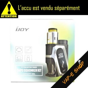 Kit Capo Squonk 100W iJoy - Box électronique BF + Combo RDA Triangle