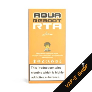 Aqua Reboot RTA Footoon, Atomiseur Reconstructible Dual Coils