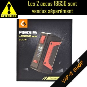 Box Aegis Legend 200W Geek Vape, MoD électronique IP67