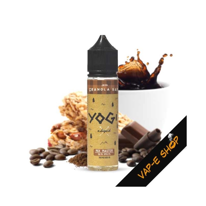 E liquide Java Yogi E-liquid Gourmand Gamme Granola Bar - 50ml
