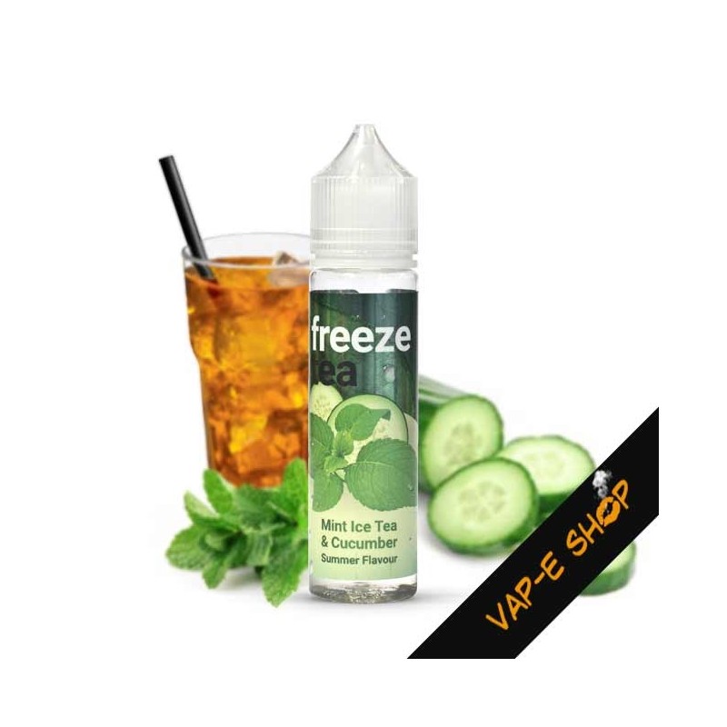 Freeze Tea Ice Mint Tea & Cucumber, E liquide Menthe Concombre, 50ml