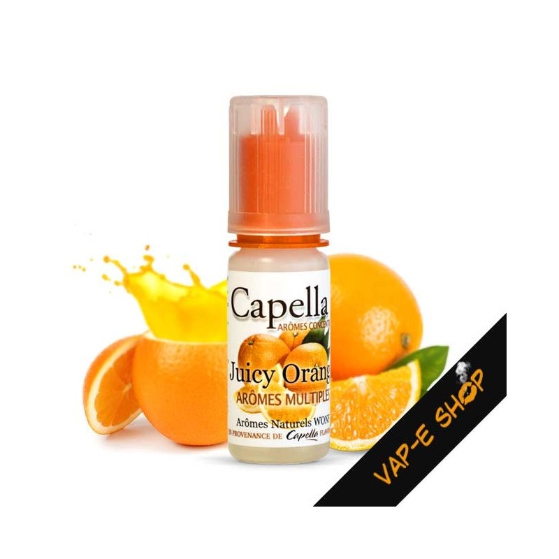 Arôme Juicy Orange, Concentré pour le DIY par Capella Flavors Drops