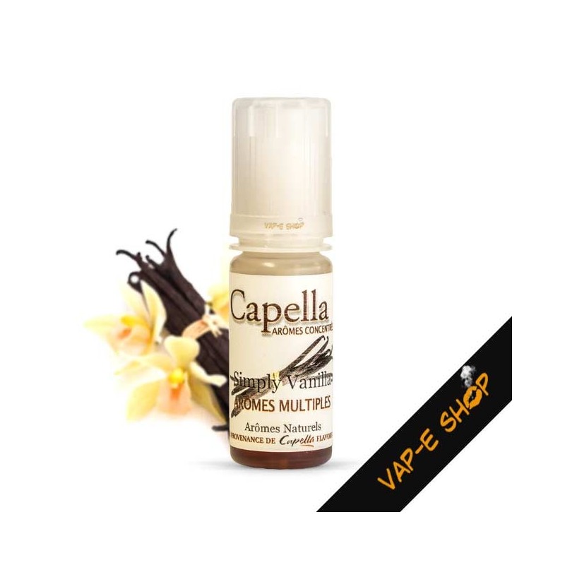 Simply Vanilla Capella Flavors Drops, arôme concentré vanille,10ml