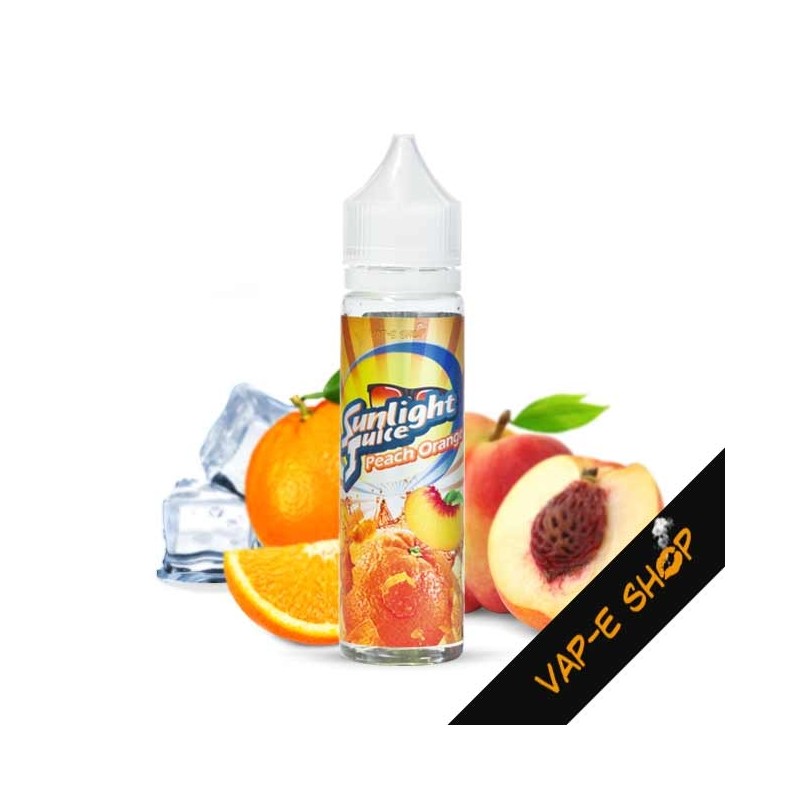 E liquide Peach Orange, Sunlight Juice, Made in USA - Recharge 50ml