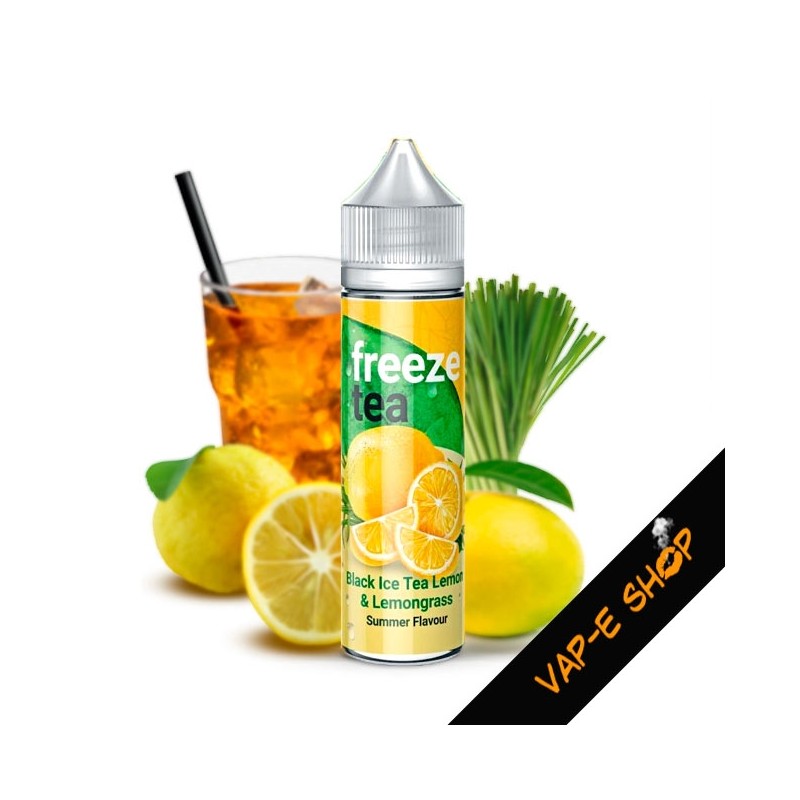 Black Ice Tea Lemon Lemongrass, Freeze Tea, 50ml