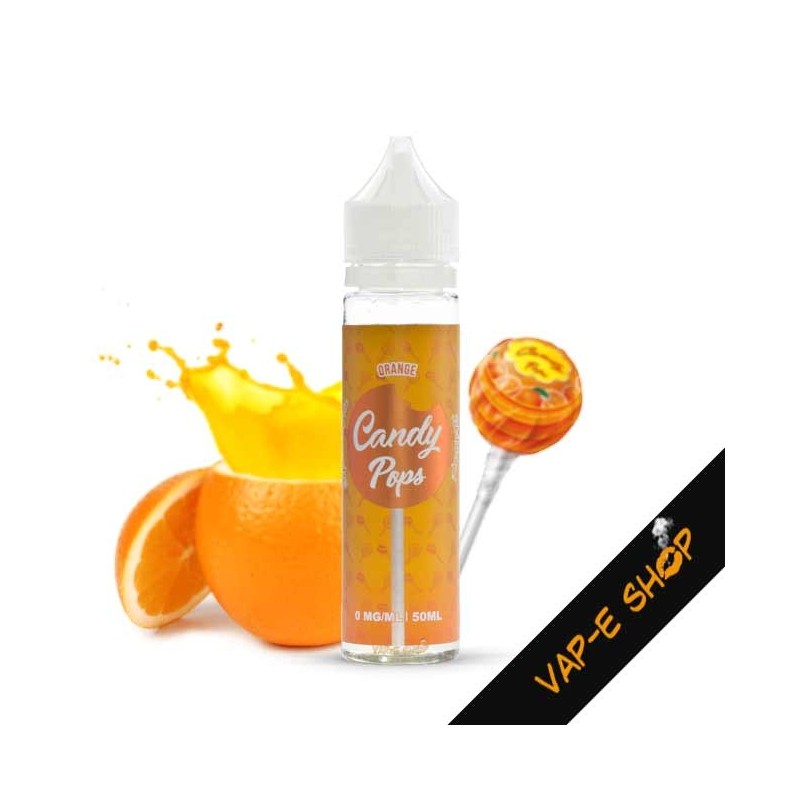 Candy Pops Orange, Un e liquide bonbon gourmand gorgé d'oranges, 50ml