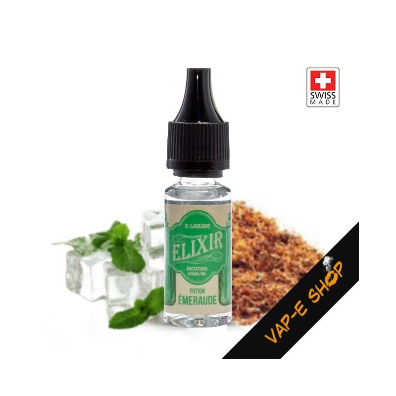 Potion Emeraude Elixir - E liquide Suisse - 10ml