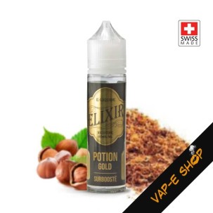 Potion Gold Elixir E-liquide pour Cigarette Electronique Suisse, 50ml