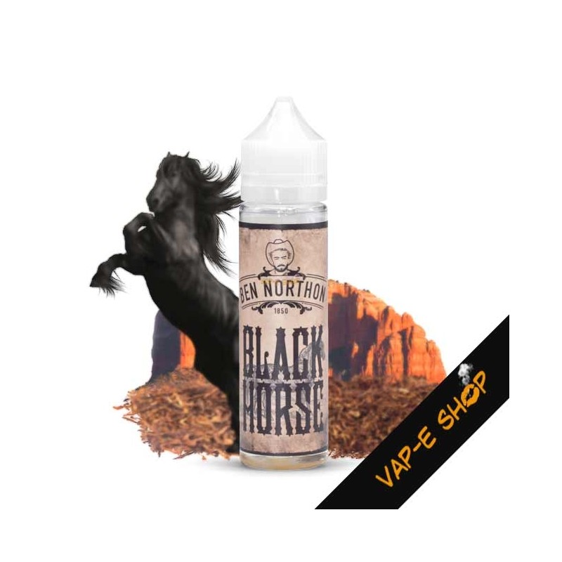 Black Horse E liquide Tabac Ben Northon 1850 - Bouteille 50ml