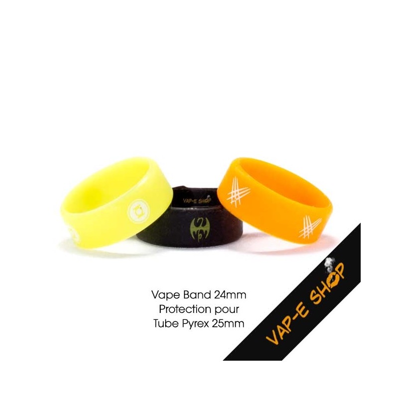 Vape Band Silicone - Bague de protection pour tube pyrex 25mm