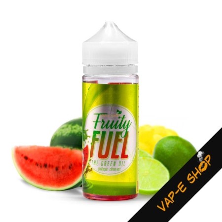 The Green Oil, E liquide Fruity Fuel Pastèque Citron Vert - 100ml