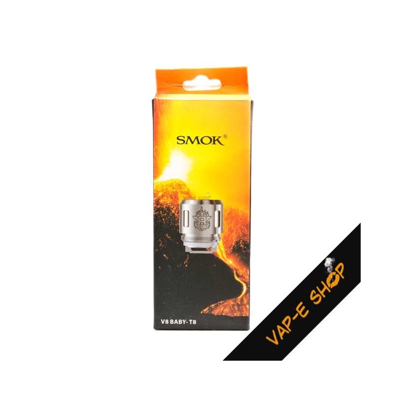 Résistance V8 Baby T8 pour Clearomiseur TFV8 Baby Smok