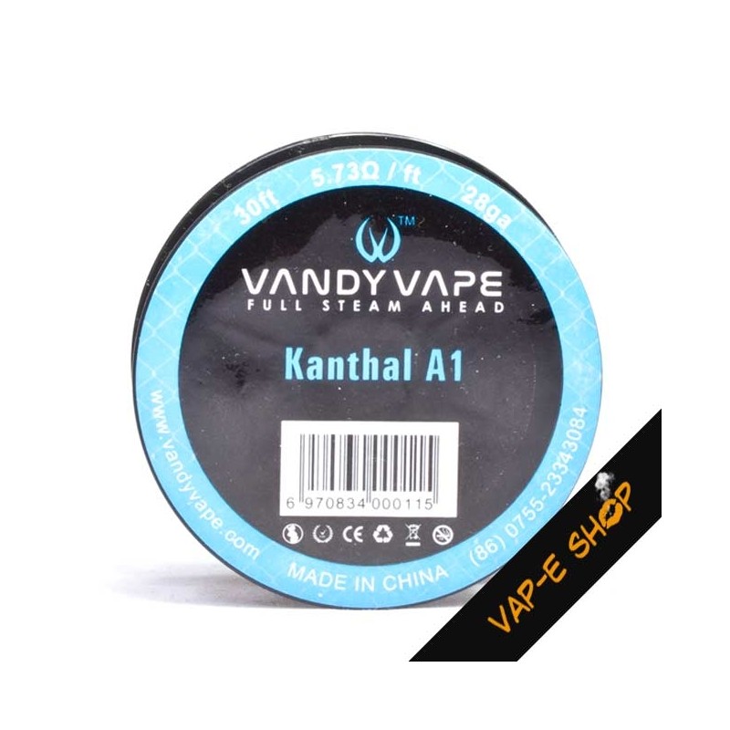 Kanthal A1 28GA - Vandy Vape - Fil résistif pour reconstructibles