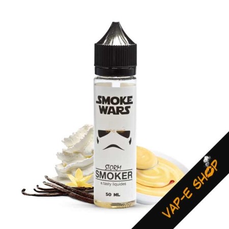 Smoke Wars saveur Storm Smoker. Eliquide crème vanille chantilly 50ml