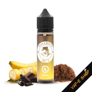 E-liquide Don Cristo BCT PGVG Labs saveurs banane, chocolat tabac cigare