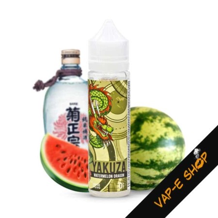 E liquide Watermelon Dragon 50ml par Yakuza. Saveur pastèque saké
