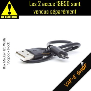 Cable Micro-USB rechargement Box Musket