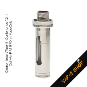 Clearomiseur vPipe III VapeOnly - Coil 0.7Ohm - 1.2ml